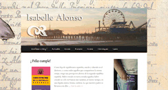 Desktop Screenshot of isabelle-alonso.com