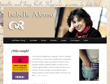 Tablet Screenshot of isabelle-alonso.com